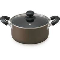 アイリスオーヤマ ダイヤモンドコート 両手なべ20cm ブラウン FCE249Y-DIS-P20