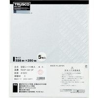 トラスコ 空研ぎペーパー２２８Ｘ２８０　＃４００　５枚入 TDSPA-400-5P