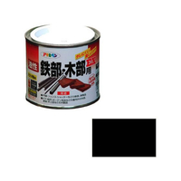 アサヒペン 油性鉄部木部用EX 1／5L 黒 FC653NV