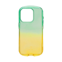 Hamee iPhone 15 Pro用TPUケース iFace Look in Clear Lolly フォレスト/アプリコット 41-960677