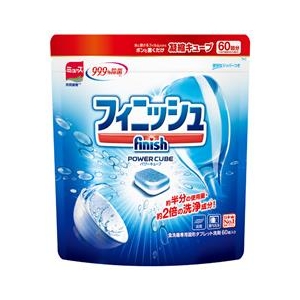 エディオンネットショップ フィニッシュ ﾌｲﾆﾂｼﾕﾊﾟﾜ ｷﾕ ﾌﾞm60ｺ 食洗機専用固形タブレット洗剤 パワーキューブ Mサイズ 60回分