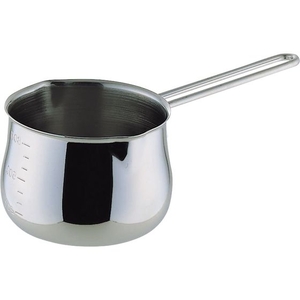 18-8共柄ミルクパン 12cm 800ml目盛付 12cm800ml FCK8332-031469001-イメージ1