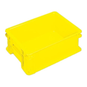 三菱ケミカルインフラテック S型コンテナ 有効内寸293×213×107mm 黄 FC105GK-5037476-イメージ1