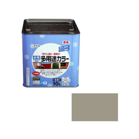 アサヒペン 水性多用途カラー 10L ライトグレー FC638PM
