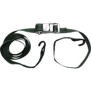 ユタカメイク ベルト荷締機コブラ 35mm×4.5m×1m Jフック 0.4グリーン FC221HP-3611078-イメージ1