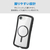 エレコム iPhone 17e/16e用 Grippy ハイブリッドケース フレームカラー MAGKEEP ブラック PM-A26SGRPFMBK-イメージ3