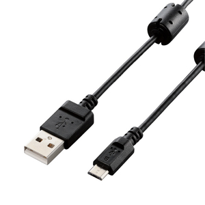 エレコム カメラ接続用USBケーブル(micro-Bタイプ) 0．5m ブラック DGW-AMBF05BK-イメージ2