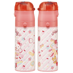 スケーター 超軽量・コンパクトロック付ワンプッシュダイレクトステンレスボトル ハローキティ Fancy Snacks Sweets SDC4ｷﾃｲFANCYSNACKSSWEETS-イメージ8