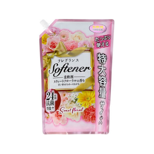 日本合成洗剤 フレグランスソフター フローラル 詰替 1080mL FCJ173P-イメージ1