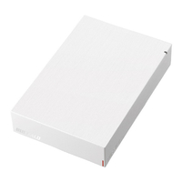 （新品）外付けHDD バッファロー　HD-LE4U3-WB 4TBホワイト
