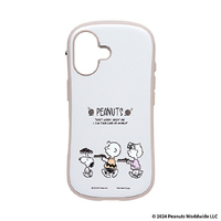 Hamee iPhone 16用ハイブリッドケース iFace First Class スヌーピー/カフェタイム　クッキー 41-980682