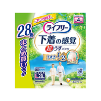 ユニ・チャーム ライフリー 下着の感覚 超うすパンツ 4回 L 28枚 FCJ545L