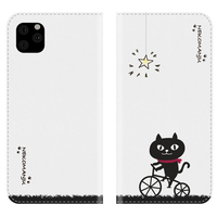 abbi FRIENDS iPhone 11 Pro用ネコマンジュウ手帳型ケース サイクリング ABF17068I58R