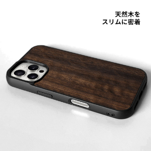Man & Wood iPhone 16 Pro用MagSafe対応天然木ケース Koala I27068I16PR-イメージ4