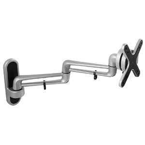 朝日木材 13V～32V推奨 モニターアーム 壁付けタイプ WALL FIT MOUNT シルバー ARM003-イメージ2