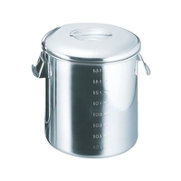 スギコ産業 スギコ/18-8目盛付深型キッチンポット 内蓋式 180×180 FC195KL-3320324