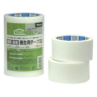 ニトムズ 建材・塗装養生用テープ(白) 50×25 (3巻入) FC527FX-7930216