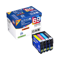 JIT エプソン(EPSON)対応 リサイクルインクカートリッジ IC4CL69 4色セット対応 BK/C/M/Y JIT-E694P