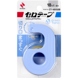 ニチバン セロテープ 小巻カッター付き グリーンナノ配合 スノーブルー FCG940Y-CT-18DGSB-イメージ2