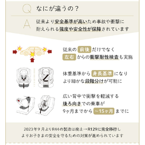 シンセーインターナショナル BBチャイルドシート ISOFIX回転式(新生児～・身長40～150cm) オリーブブラウン BBﾁﾔｲﾙﾄﾞｶｲﾃﾝｼｷBR-イメージ9
