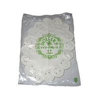 江部松商事 EBM/ドイリー レースペーパー 小判型 500枚入 8号 FC129LK-3713400