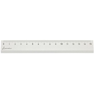 共栄プラスチック Kiwami LR左右利き手対応アルミ定規 15cm FC481ZM-4605513-イメージ1