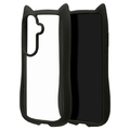 ラスタバナナ Galaxy S26用 猫耳ケース TPU×PC ブラック 9313GS26HPBK