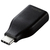 エレコム USB Type-C用HDMI映像変換アダプター ブラック AD-CHDMIQDBK-イメージ1