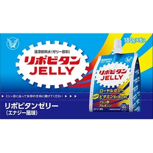 大正製薬 リポビタンゼリー 180g×6個 FCB244N-イメージ2