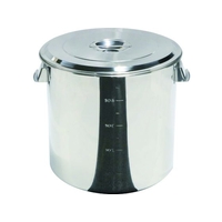 スギコ産業 ステンレスキッチンポット蓋付 450×450 68L 手付 FC708KL-5006589