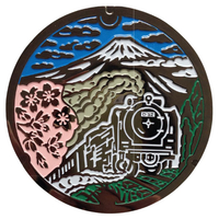 エイジレス リアルご当地マンホール(ミニ)No．0010静岡県御殿場市 ﾘｱﾙｺﾞﾄｳﾁﾏﾝﾎ-ﾙ10ｺﾞﾃﾝﾊﾞｼ