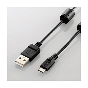 エレコム カメラ接続用USBケーブル(micro-Bタイプ) 1.5m ブラック DGW-AMBF15BK エレコム カメラ接続用USBケーブル(micro-Bタイプ) 1.5m ブラック DGW-AMBF15BK