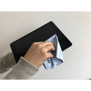 トラスコ メガネふきクロス　ブルー　１枚入　サイズ３０５ｘ３０５ SCN305-B-イメージ3