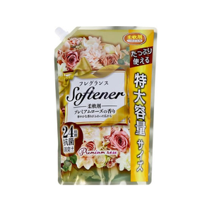 日本合成洗剤 フレグランスソフター ローズ 詰替 1080mL FCJ174P-イメージ1