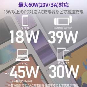 エレコム USB2．0ケーブル(C-C、USB PD対応、高耐久) 0．3m レッド MPA-CCS03PNRD-イメージ5