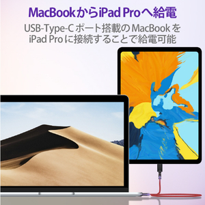 エレコム USB2．0ケーブル(C-C、USB PD対応、高耐久) 0．3m レッド MPA-CCS03PNRD-イメージ8