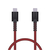 エレコム USB2．0ケーブル(C-C、USB PD対応、高耐久) 0．3m レッド MPA-CCS03PNRD-イメージ2