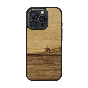 Man & Wood iPhone 16 Pro用MagSafe対応天然木ケース Terra I27070I16PR-イメージ1