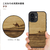 Man & Wood iPhone 16 Pro用MagSafe対応天然木ケース Terra I27070I16PR-イメージ3