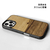 Man & Wood iPhone 16 Pro用MagSafe対応天然木ケース Terra I27070I16PR-イメージ4