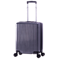 アジア・ラゲージ スーツケース(40L/拡張時48L) 6000series ガンメタブラッシュ ALI-6000-18W ｶﾞﾝﾒﾀﾌﾞﾗﾂｼﾕ