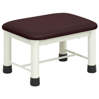 高田ベッド 足踏み台(ミニステップ)ビニルレザー茶 25cm FCG343P-23-2769-0204