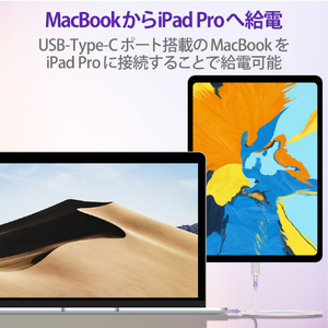 エレコム USB2．0ケーブル(C-C、USB PD対応、高耐久) 0．3m ホワイト MPA-CCS03PNWH-イメージ8