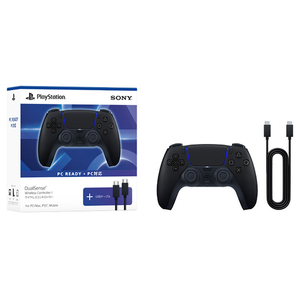 SIE DualSense  ワイヤレスコントローラー ミッドナイト ブラック + USBケーブル for PC CFIJ15502-イメージ3