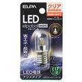 エルパ LED電球 E17口金 全光束35lm(0．8Wナツメタイプ相当) クリア電球色 1個入り elpaball mini LDT1CL-G-E17-G116