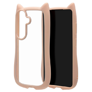 ラスタバナナ Galaxy S26用 猫耳ケース TPU×PC スモーキーピンク 9314GS26HPSPK-イメージ1