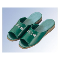 江部松商事 EBM/御手洗用 スリッパ SS-106TL 茶厚底 グリーン(010) FC053LW-7634210