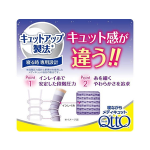 Ｓｃｈｏｌｌｓ Ｗｅｌｌｎｅｓｓ Ｃｏｍｐａｎｙ 寝ながらメディキュット ロング M F329373-281612-イメージ3