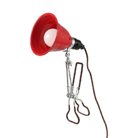 ダルトン DS-0630S/RD ALUMINUM CLIP LAMP(S) RED ALUMICLIPLAMPSRED