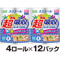 大王製紙 エリエール 超吸収キッチンタオル 50カット 4ロール×12パック F910415